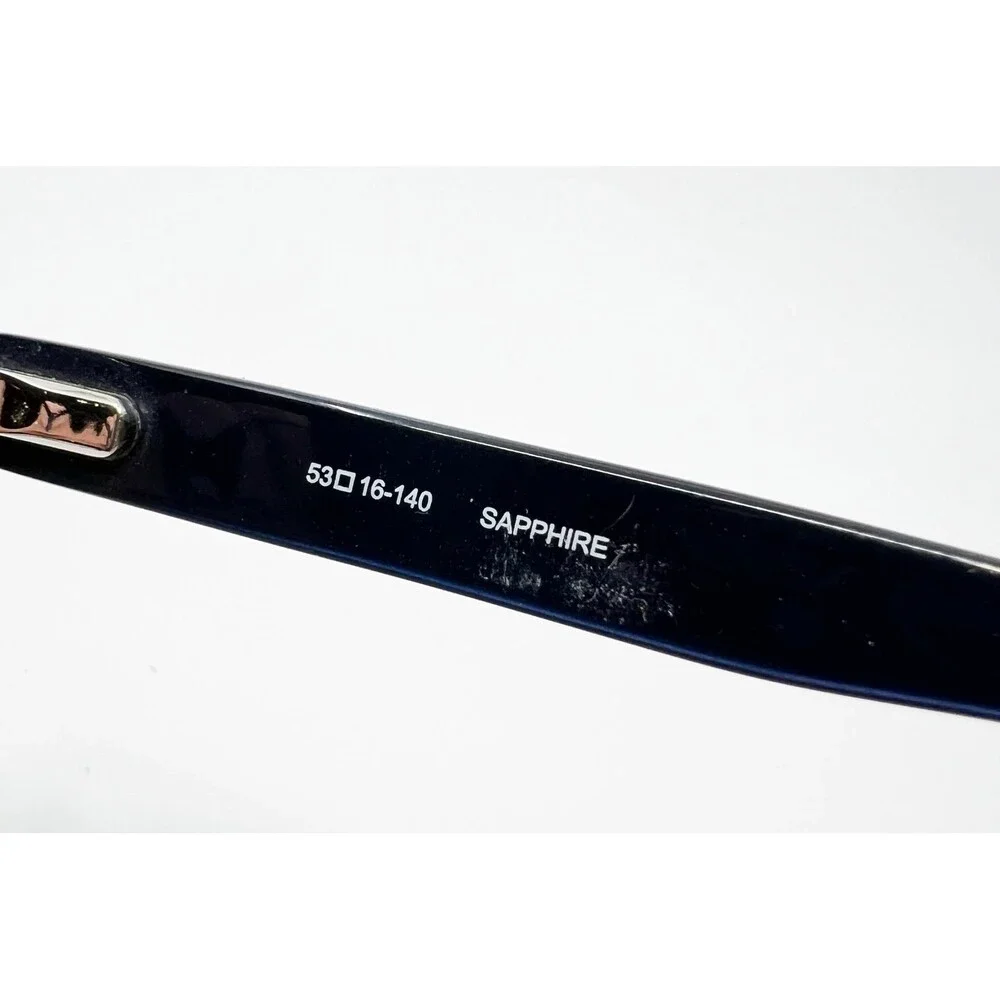 Bulova Eyeglasses Womens Blue Sapphire Clearwater 53-16-140